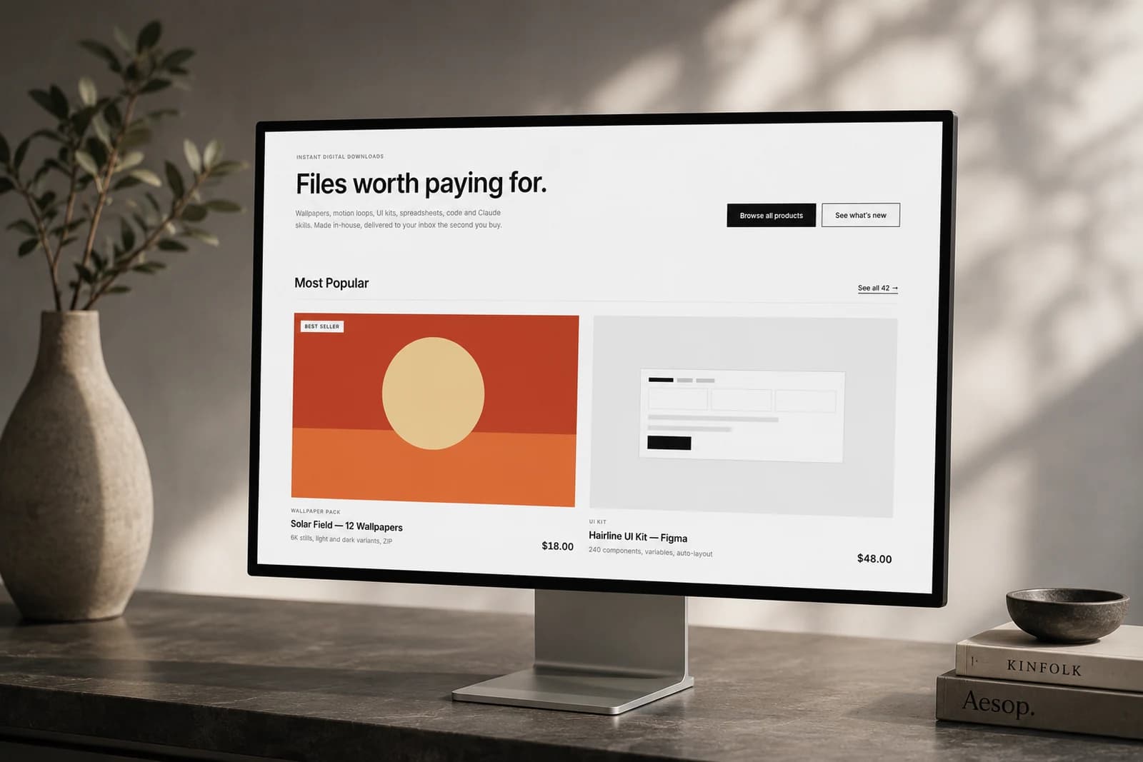 The design system that built the storefront