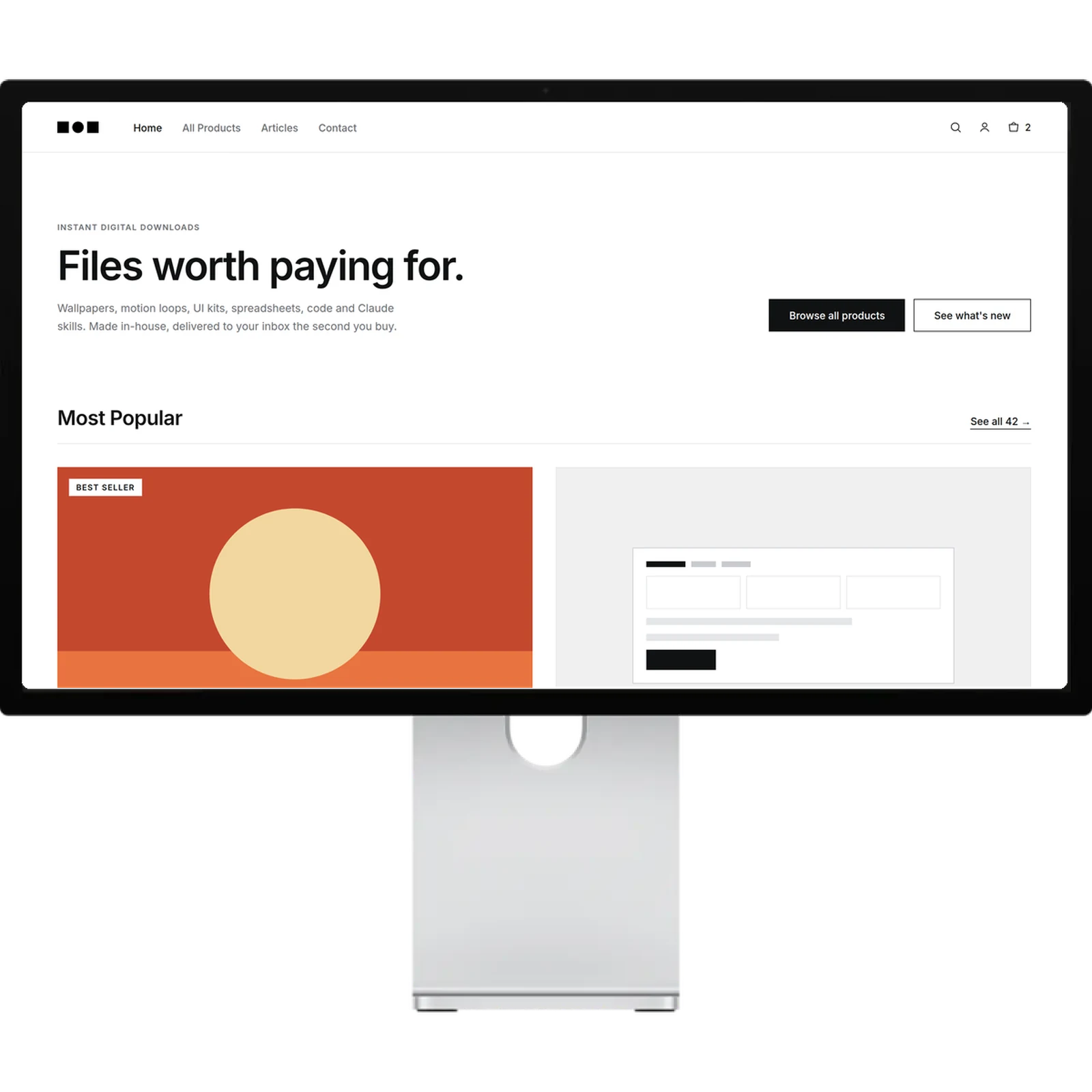 Modern UI/UX for E-commerce — by Claude Design