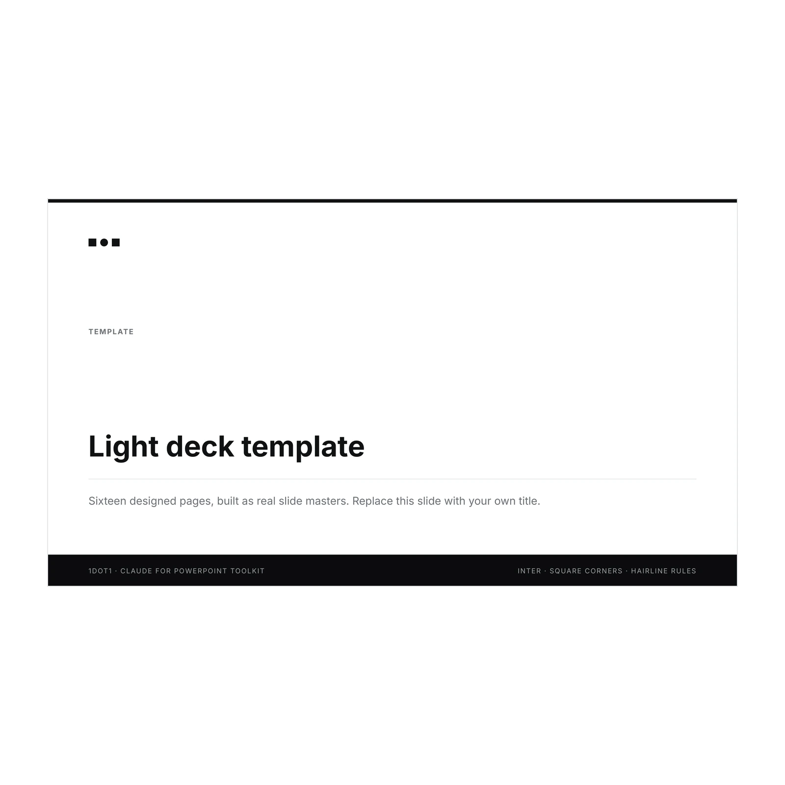 Claude for PowerPoint — Deck Toolkit