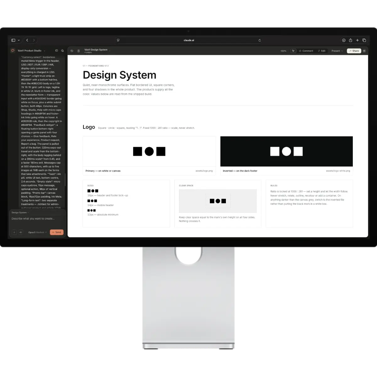 Claude Design System — Modern Next.js E-commerce